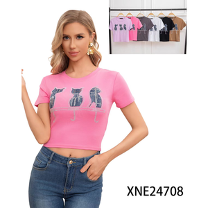 Comodo7 Summer Fashion Knitted Letter Printed Casual Camiseta sin mangas para mujer Trendy U-neck Vest - Product Image 5