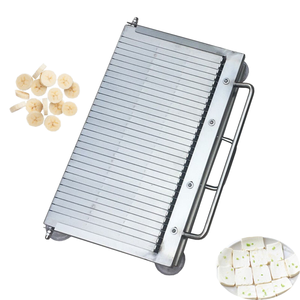 Double Blade Stainless Steel <b>Commercial</b> <b>Catering</b> Grain Processing Fruit Slicer Food Chopper Vegetable Cucumber Slicing Machine - Product Image 1