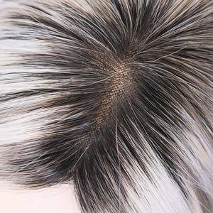 Lilan <span class=keywords><strong>Balayage</strong></span>-pelucas de monofilamento de Color, pelo humano europeo de lujo, pelucas de monofilamento de aspecto Natural de 16 pulgadas - Product Image 2