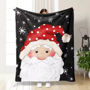 Tùy Chỉnh Thiết Kế Chăn Hot Giáng Sinh Siêu Mềm Ném Mùa Đông Dày Hơn Bé Giường Flannel Lông Cừu Chăn - Product Image 3