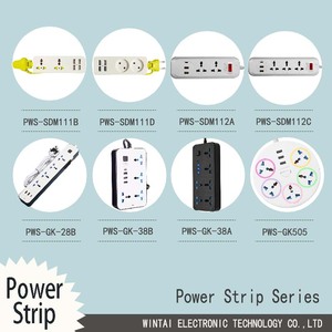 Wintai TECH รางปลั๊กไฟฟ้า3ช่อง, ปลั๊กไฟสากล6ส่วน USB - Product Image 5