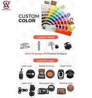 Accesorios de Alta Calidad para Bolsos, Anillo en D de Plástico, Hebilla, Pomo para Mochila, Piezas Especiales de Alta Calidad para Bolsos