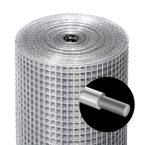 Welded <b>Wire</b> <b>Mesh</b> Roll Galvanized Iron Square Hole Construction <b>Wire</b> <b>Mesh</b> 24 Inch x 50 Ft 19 Gauge Hardware Cloth - Product Image 1