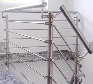 Acessórios para raios de cabos à prova de ferrugem, haste de aço inoxidável, varanda e revestimento de escadas