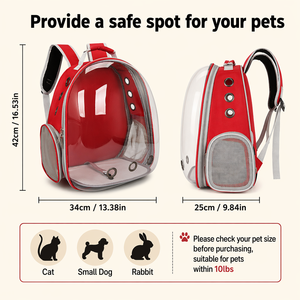 Mochila Burbuja para Gatos, Portátil, de Oxford, con Cierre, Aprobada por Aerolíneas, para Senderismo y Actividades al Aire Libre, Venta al Por Mayor - Product Image 4
