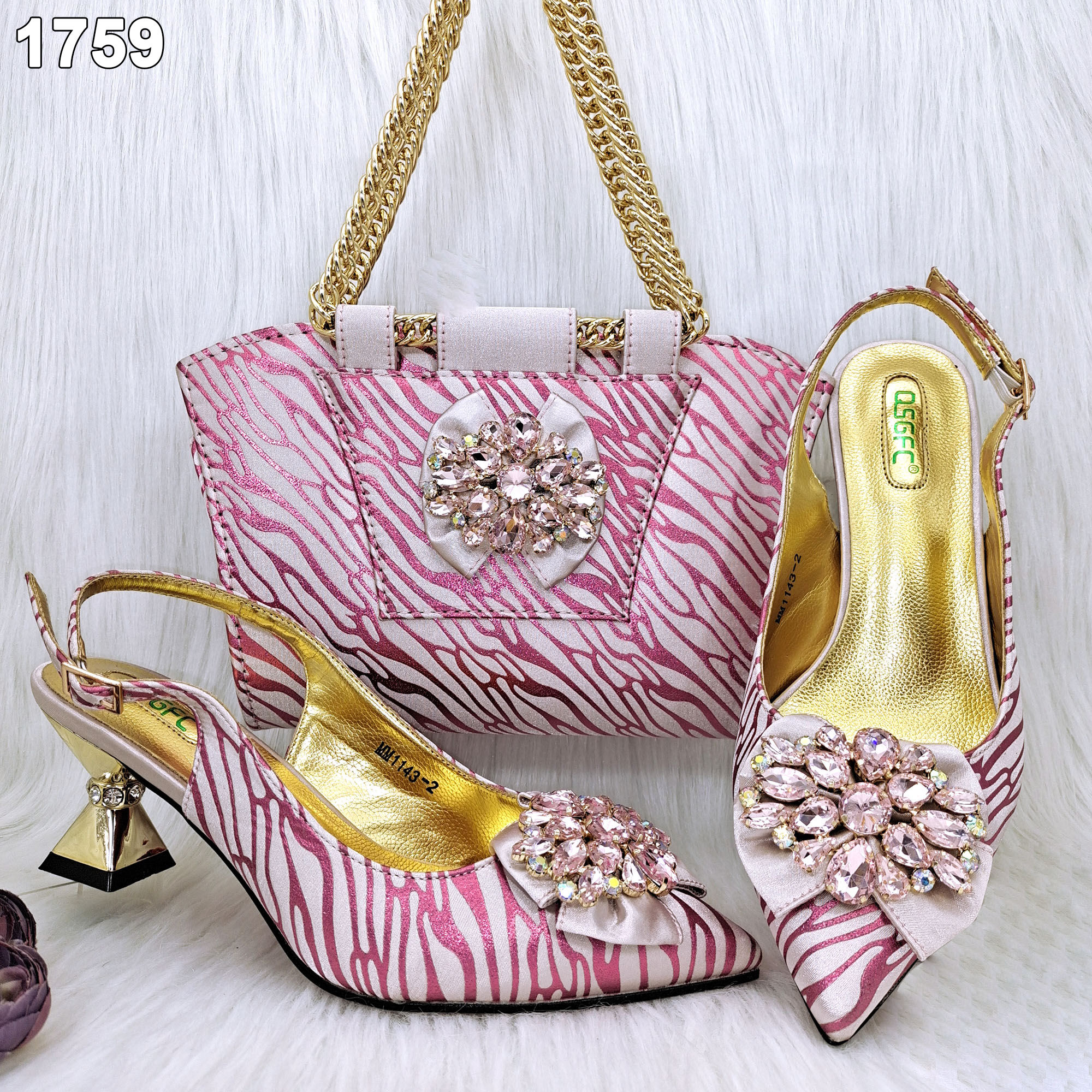 Shop Pink Shoes and Matching Bag Sets for Women's Fashion, image size:2000x2000