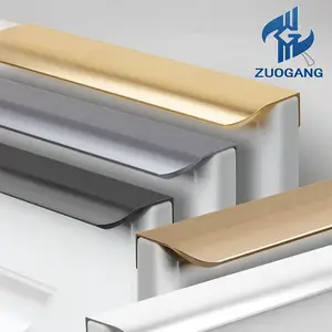 Zuogang-manijas de cajón de latón personalizadas, manijas de puerta de muebles, venta al por mayor