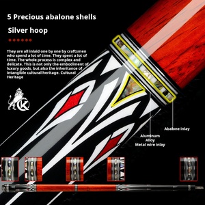 Para Ruyi, taco de billar de 2 piezas de fibra de carbono de 147 cm, diseño de cabeza grande, para billar chino de ocho bolas 0 0 - Product Image 3