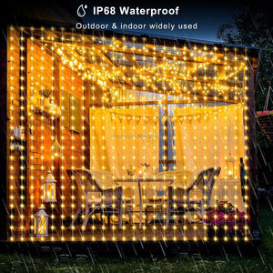 Không thấm nước Cổ Tích đèn phòng ngủ Đảng trang trí nội thất Đèn vòng hoa USB 5V lễ hội thông minh Bluetooth RGB cửa sổ Rèm dẫn đèn dây - Product Image 4