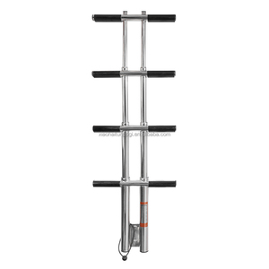 Échelle de plongée pour bateau 316 télescopique OEM échelle de plongée marine petit dauphin marin acier inoxydable argent haut miroir polonais 1 PC Yacht - Product Image 6