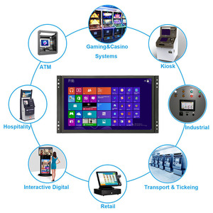 Màn Hình Công Nghiệp Gắn Tường Tùy Chỉnh Khung Mở Tương Tác Màn Hình Phẳng Kiosk Máy Phát Quảng Cáo Màn Hình Lcd Cảm Ứng - Product Image 4
