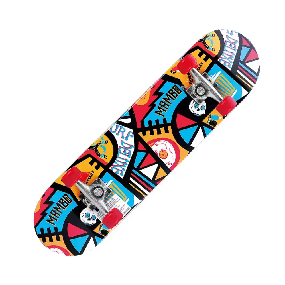 Skateboard di fascia alta personalizzato professionale completo di fabbrica a 7/8 strati in legno d'acero Skateboard completi Skateboard completi per sport estremi