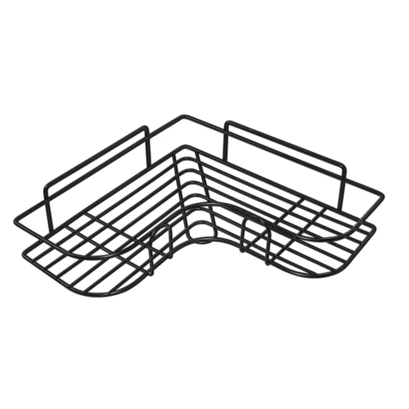 Coin de salle de bain en acier inoxydable étagère murale triangulaire étagère d'angle de douche