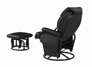 2024 Faux Leather <strong>Recliner</strong> <strong>Chair</strong> with <strong>Footstool</strong> Powder Coating Base with Cover <strong>and</strong> Matching Ottoman - Product Image 3