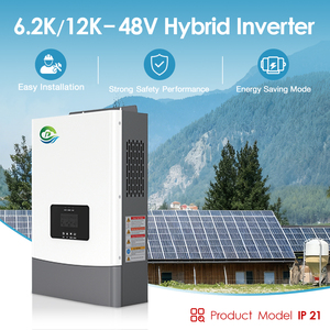 Inversor <span class=keywords><strong>Solar</strong></span> Híbrido de 12v/24v/48v a 110v/220v 6000w con Doble Salida, Fuera de la Red, para Hogar/Oficina/Hotel - Product Image 1