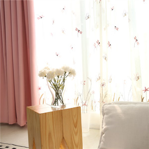 Tende in Tulle per Cameretta Bambini, Voile Bianco con Libellule e <span class=keywords><strong>Farfalle</strong></span> 3D, <span class=keywords><strong>Tenda</strong></span> Ricamata Stile Principessa - Product Image 6