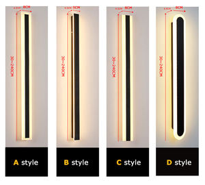 Yovee balcon <span class=keywords><strong>terrasse</strong></span> longue décoration éclairage lampe étanche Ip65 applique murale extérieure pour jardin salon mur lavage - Product Image 5