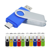 Unidad Flash USB 3.0 Tipo-C de Alta Velocidad, de Plástico, 128GB/64GB/32GB/16GB/8GB/4GB, Nueva, Venta al Por Mayor
