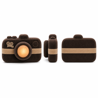 Peluche XDT AI super douce en coton PP, lampe de nuit caméra, rechargeable par USB, cadeau pour enfant