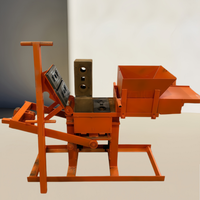 Machine à fabriquer des briques en argile YIRUI, moules interchangeables pour pavés creux, fonctionnement manuel pur, zéro consommation d'énergie, faibles coûts d'entretien 1