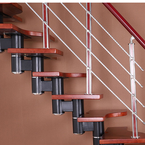 De diseño antiguo de madera flotante <span class=keywords><strong>escalera</strong></span> <span class=keywords><strong>interior</strong></span> <span class=keywords><strong>escalera</strong></span> <span class=keywords><strong>recta</strong></span>. - Product Image 2
