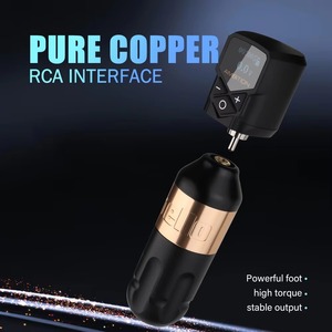ชุดเครื่องสักโรตารี่แบบไร้แกนขนาด 3.5 มม. 4 มม. พร้อมแบตเตอรี่ไร้สาย RCA สำหรับงานศิลปะบนร่างกาย - Product Image 2