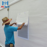 Tente de travail extérieure personnalisable Mitent, imperméable, ignifuge, en aluminium, pour le stockage