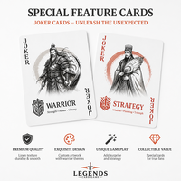 Jeu de cartes à collectionner sur le thème des Trois Royaumes, personnalisé et professionnel, cartes de jeu de qualité supérieure, écologiques, pour usage familial, OEM/ODM, papier haut de gamme