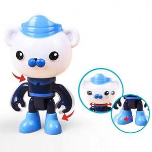 Jouets à collectionner modèle de dessin animé personnalisable Poke Mon 8 pièces Octonauts Kwazii gâteau décoration poupée figurines d'action - Product Image 3