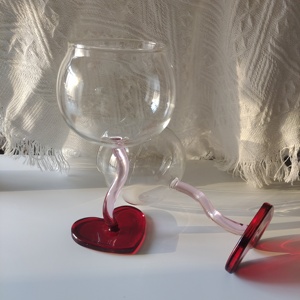 Copa de copa de cóctel con forma de corazón de cristal de <span class=keywords><strong>flauta</strong></span> de champán de calidad Superior <span class=keywords><strong>dulce</strong></span> corazón encantador copa de vino tinto para Bar de fiesta - Product Image 4