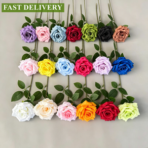 Roses artificielles en diamant, vendues en gros, pour les allées de mariage, les arrangements floraux et les décorations d'hôtels. - Product Image 1