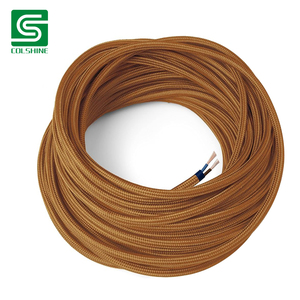 Fil rond de tissu de <span class=keywords><strong>câble</strong></span> de <span class=keywords><strong>textile</strong></span> pour les appareils d'éclairage accrochants - Product Image 6
