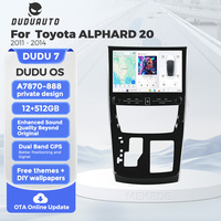 DUDU7 UIS7870 TDA7808 Radio multimédia GPS Android 11,5 pouces avec DSP pour TOYOTA Alphard série 20 et Vellfire (2008-2014)