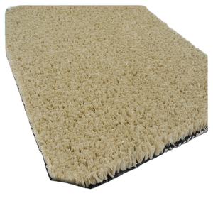 Tapis de <span class=keywords><strong>gazon</strong></span> <span class=keywords><strong>synthétique</strong></span> <span class=keywords><strong>beige</strong></span> de 10 mm de hauteur de poils, <span class=keywords><strong>gazon</strong></span> artificiel multi-usages pour le cricket et le padel - Product Image 1