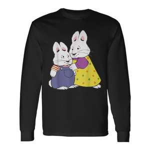 Camiseta de manga larga Max y Ruby con diseño de personajes de dibujos animados para niños - Product Image 1