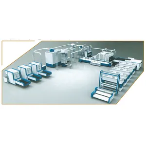 Máquina de Linha de Produção de Não tecidos JINGWEI & equipamento da máquina para tecidos Têxteis de Fibras Recicladas Misturado a partir de China