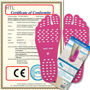 <span class=keywords><strong>Semelles</strong></span> antidérapantes de plage Autocollants de pied Chaussure d'été Résistant aux coupures Résistant à la chaleur Imperméable - Product Image 2