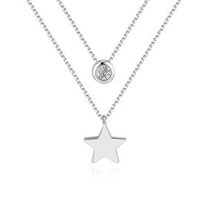 قلادة عصرية مبهرجة على شكل دمعة، قلادة 925 - Product Image 5