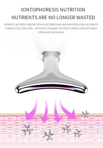 Masajeador Eléctrico de Drenaje Linfático para Cuello, con Calor EMS, Masaje Gua Sha para Cuello y Mandíbula, con Luces - Product Image 6