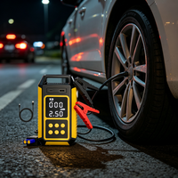 14.8V Portable Car Air Compressor and Tire Inflator with Wireless Digital Display, Multifunctional Portable Car Air Pump