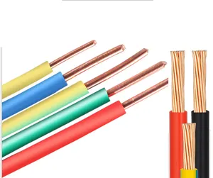 Hot 0.5mm 0.75mm 1.0mm 1.25mm 2.5mm RV Single Core Copper Wire PVC Electrical Flexible Wire and Cable Household Building Wire