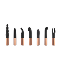 Gekromde siliconen non-latex real touch G-spot lipstick bullet vibrator voor vrouwen - USB oplaadbaar IPX6 waterdicht 10
