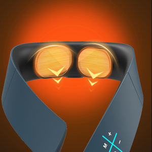 Massagem de carro 4d pescoço 2022 dispositivo inteligente, para alívio de dor cervical assento de carro joelheira pescoço e ombro massageador - Product Image 2