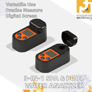 Độ chính xác cao 3-in-1 tổng khai thác mét cho hồ bơi Phân Tích Clo độ kiềm pH cấp trong nước uống Spa hồ bơi - Product Image 3