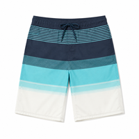 Shorts de plage décontractés pour hommes, personnalisés, respirants, écologiques, à séchage rapide, imperméables, imprimés surf recyclés, vente en gros