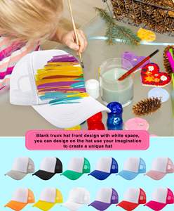 Casquettes de camionneur vierges personnalisables pour adultes et enfants, casquettes de camionneur à sublimation DIY, casquettes de baseball en maille, chapeaux d'été pour hommes et femmes - Product Image 6