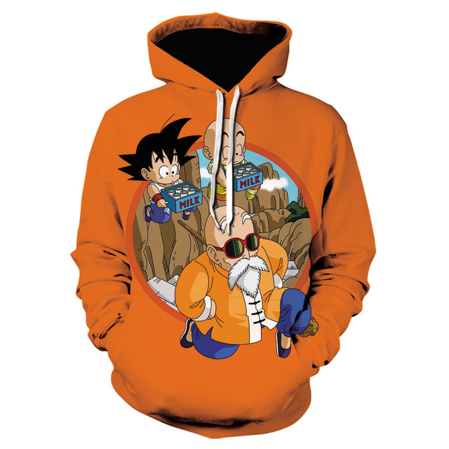 Sudadera Goku Camiseta De Dibujos Animados De Anime Dragon Ball