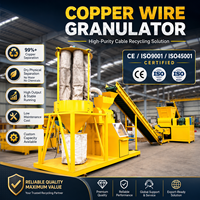 Machine de granulation de câbles en cuivre avec séparateur d'air pour la récupération de cuivre de haute pureté