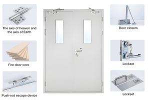 <span class=keywords><strong>Porte</strong></span> coupe-feu en acier <span class=keywords><strong>Porte</strong></span> métallique externe personnalisée <span class=keywords><strong>de</strong></span> <span class=keywords><strong>90</strong></span> minutes <span class=keywords><strong>Porte</strong></span> coupe-feu <span class=keywords><strong>de</strong></span> <span class=keywords><strong>passage</strong></span> <span class=keywords><strong>de</strong></span> sécurité d'urgence - Product Image 2