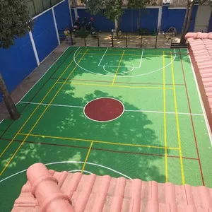 PP enclavamiento fácil de instalar 3x3 baldosas de cancha de baloncesto streetball